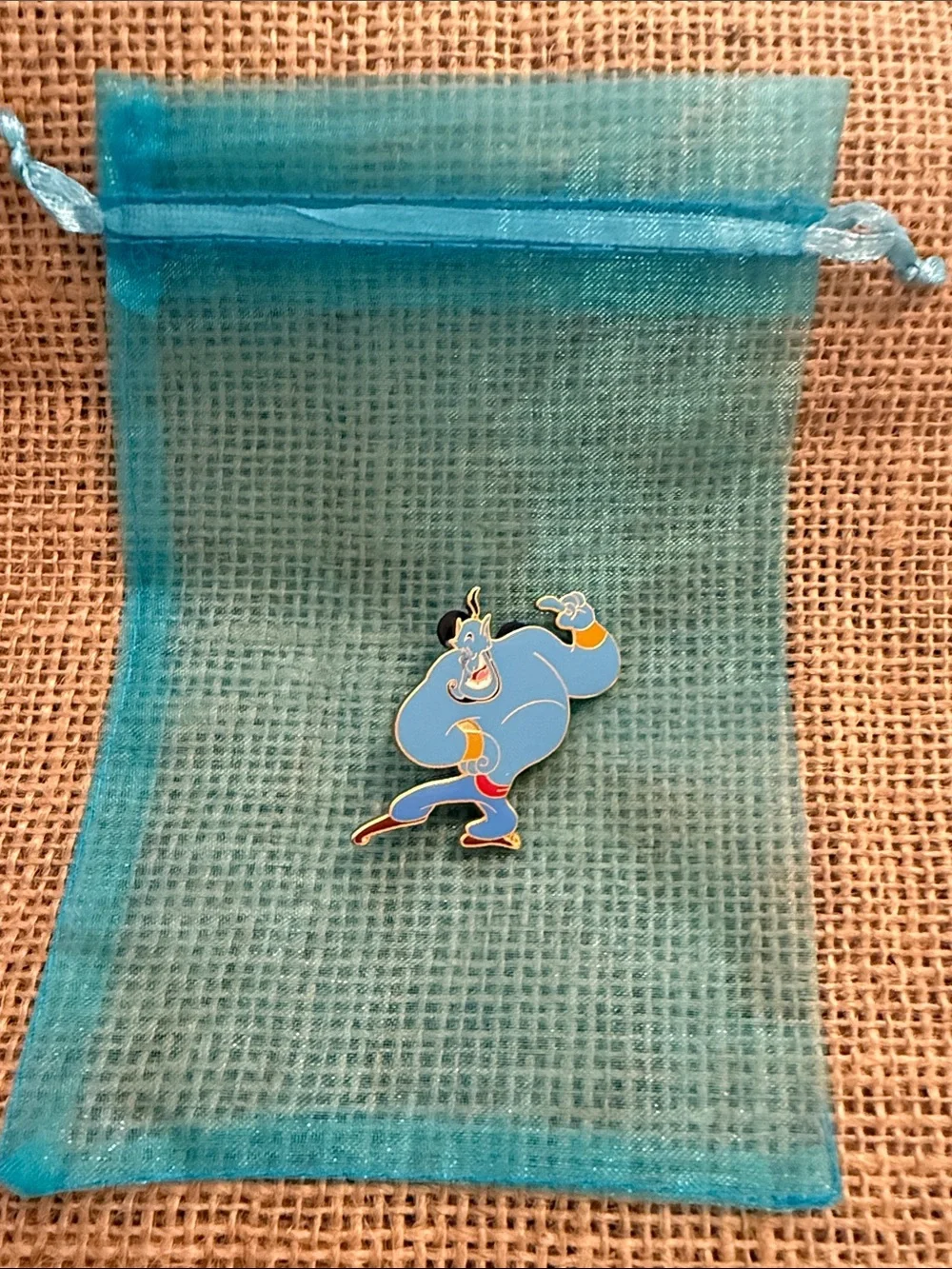Disney Collectible Pin, 2003, Genie Dancing (from Aladdin), # 50114, 1.5”x1.5”